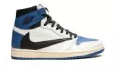 promotions classiques jordan 1 retro high og sp travis scott fraghommest military blue